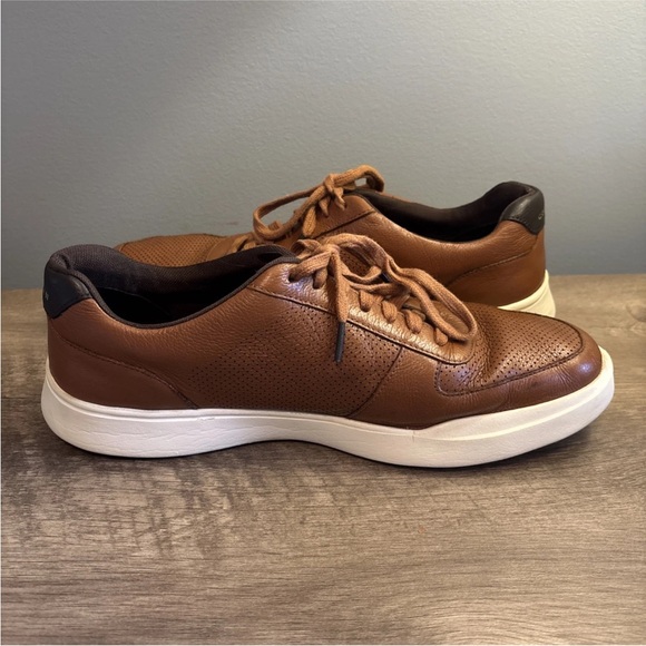 Cole Haan Mens Grand Crosscourt II Sneakers Shoes Brown Leather Size 11.5M - Picture 8 of 12